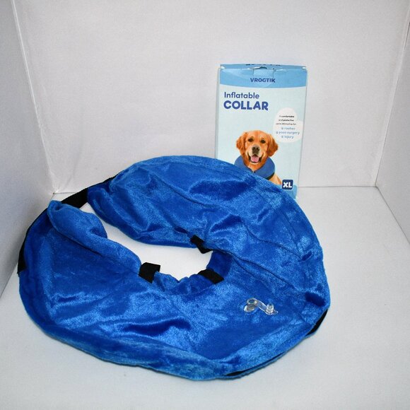 VROGTIK Inflatable Dog Cone XL – Adjustable Recovery Collar for Dogs, NWT - Picture 1 of 2